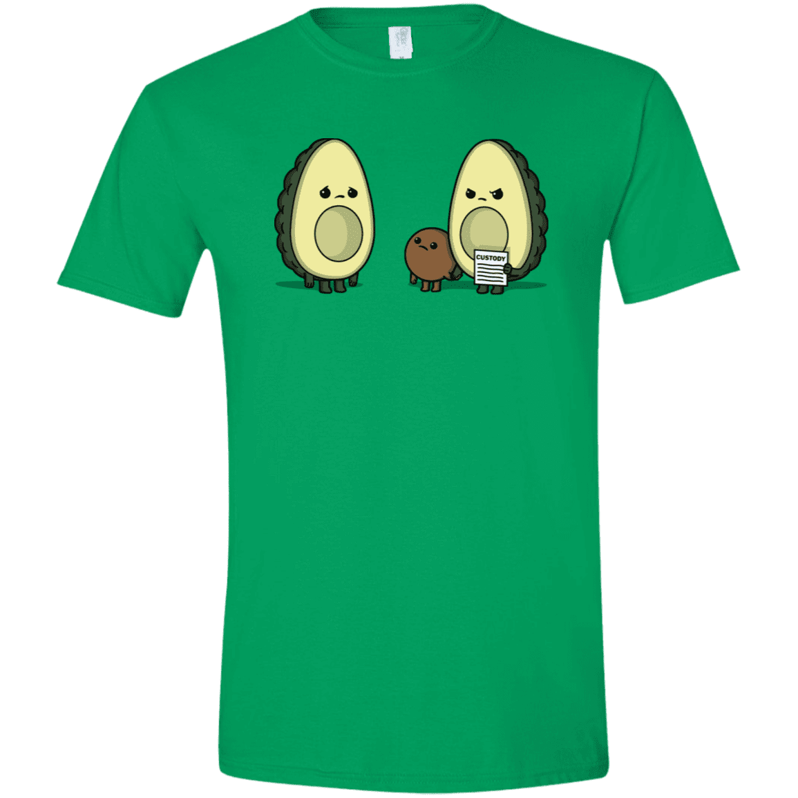 T-Shirts Irish Green / S Bone Custody Men's Semi-Fitted Softstyle