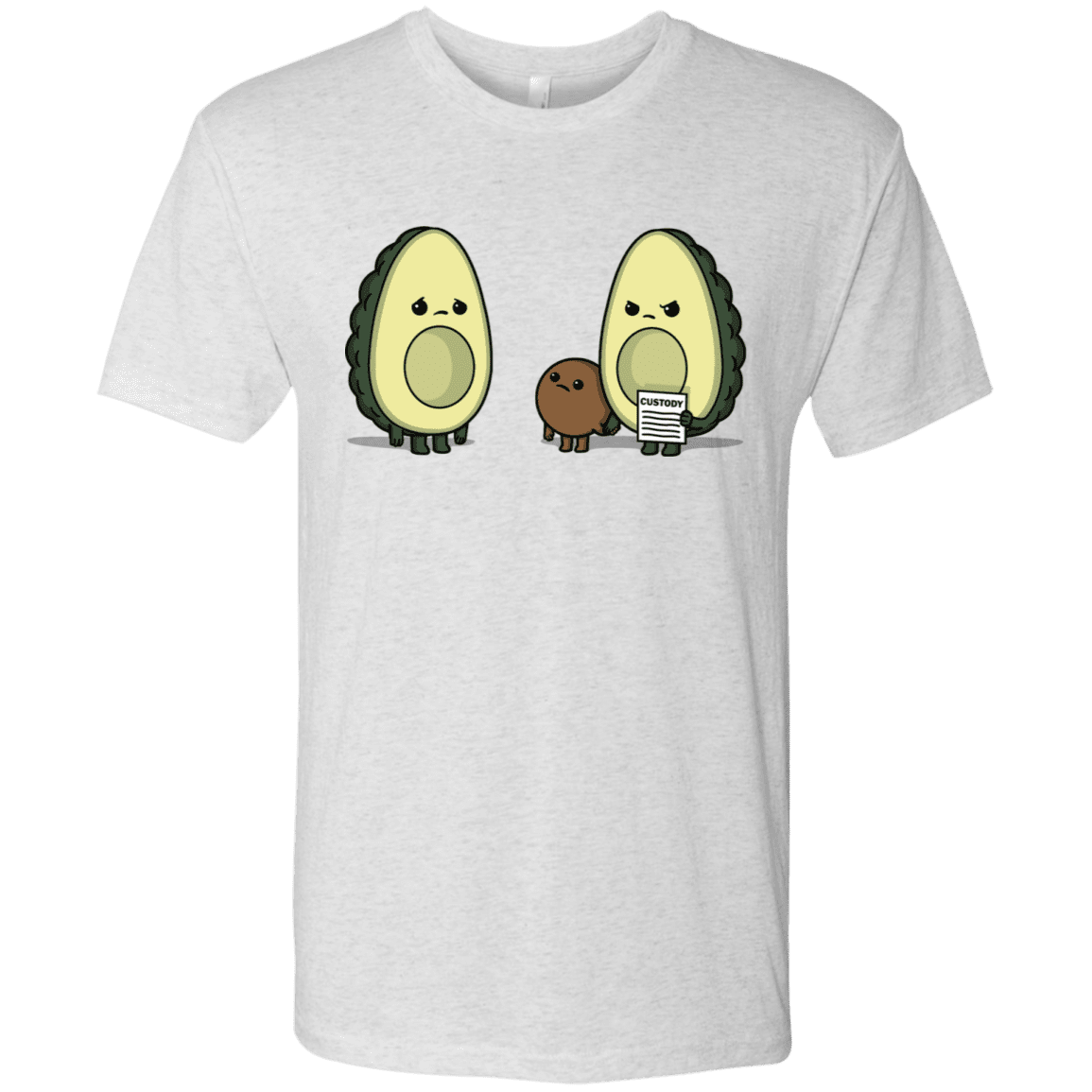 T-Shirts Heather White / S Bone Custody Men's Triblend T-Shirt