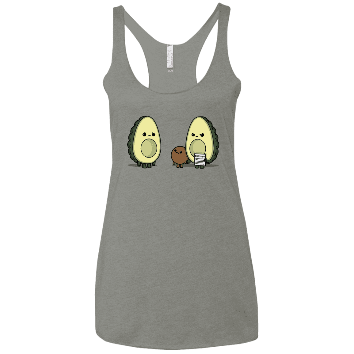 T-Shirts Venetian Grey / X-Small Bone Custody Women's Triblend Racerback Tank