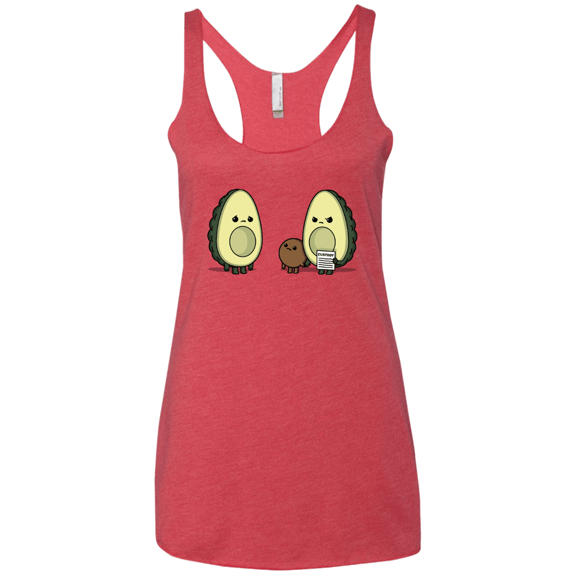 T-Shirts Vintage Red / X-Small Bone Custody Women's Triblend Racerback Tank