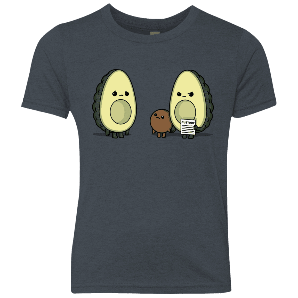 T-Shirts Vintage Navy / YXS Bone Custody Youth Triblend T-Shirt