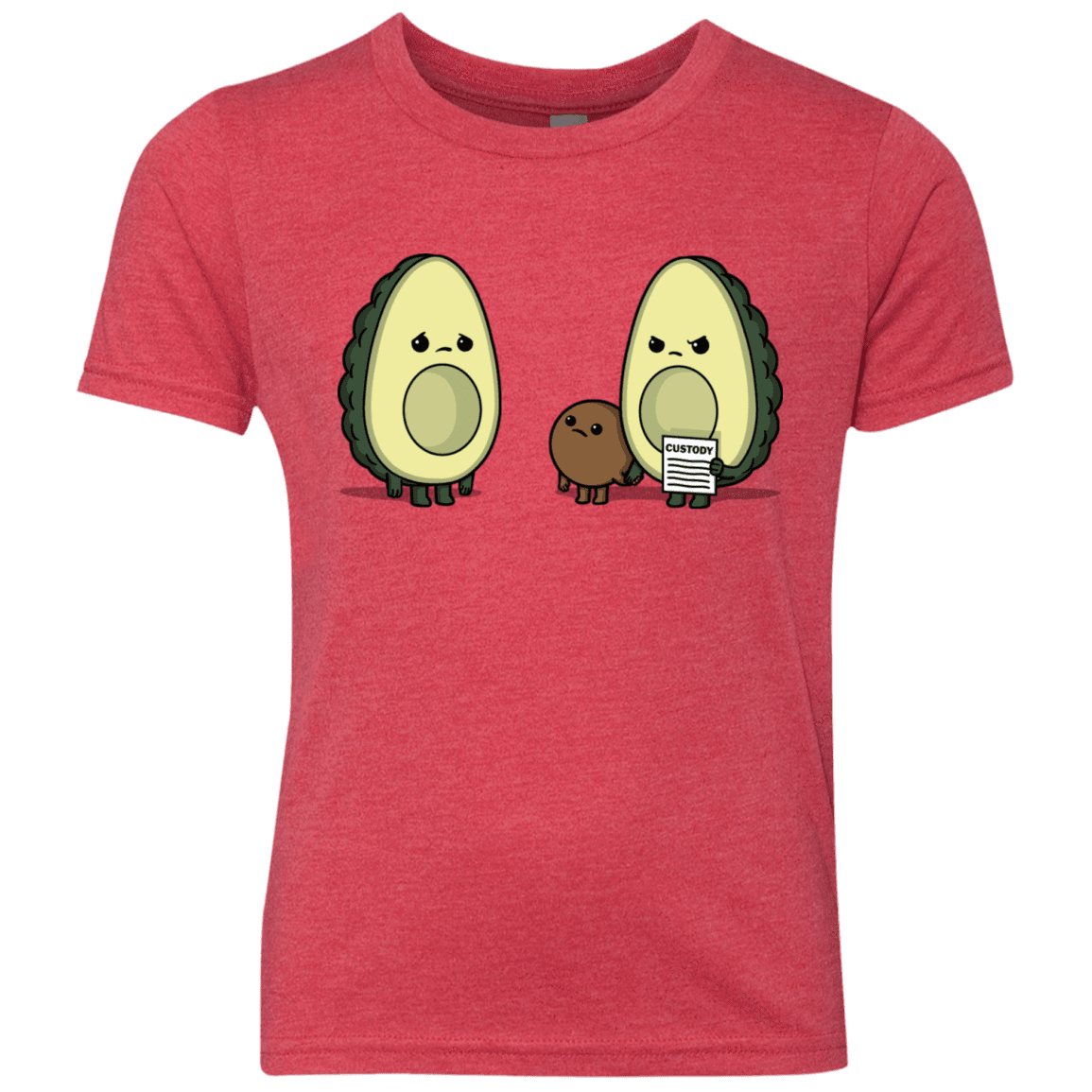 T-Shirts Vintage Red / YXS Bone Custody Youth Triblend T-Shirt