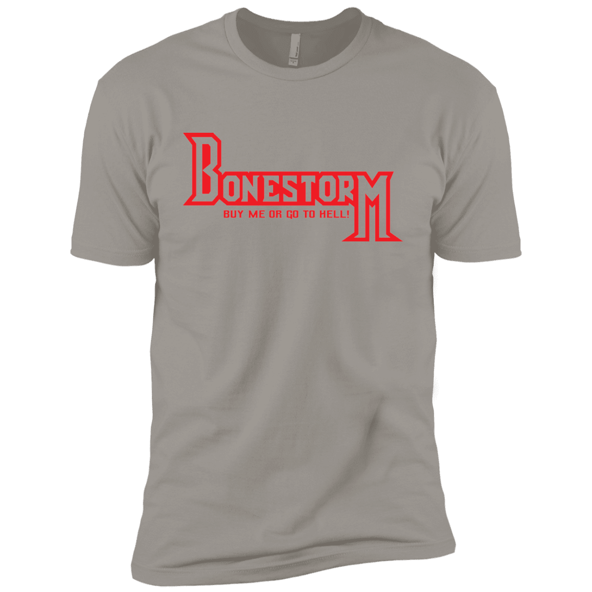 T-Shirts Light Grey / YXS BONESTORM Boys Premium T-Shirt