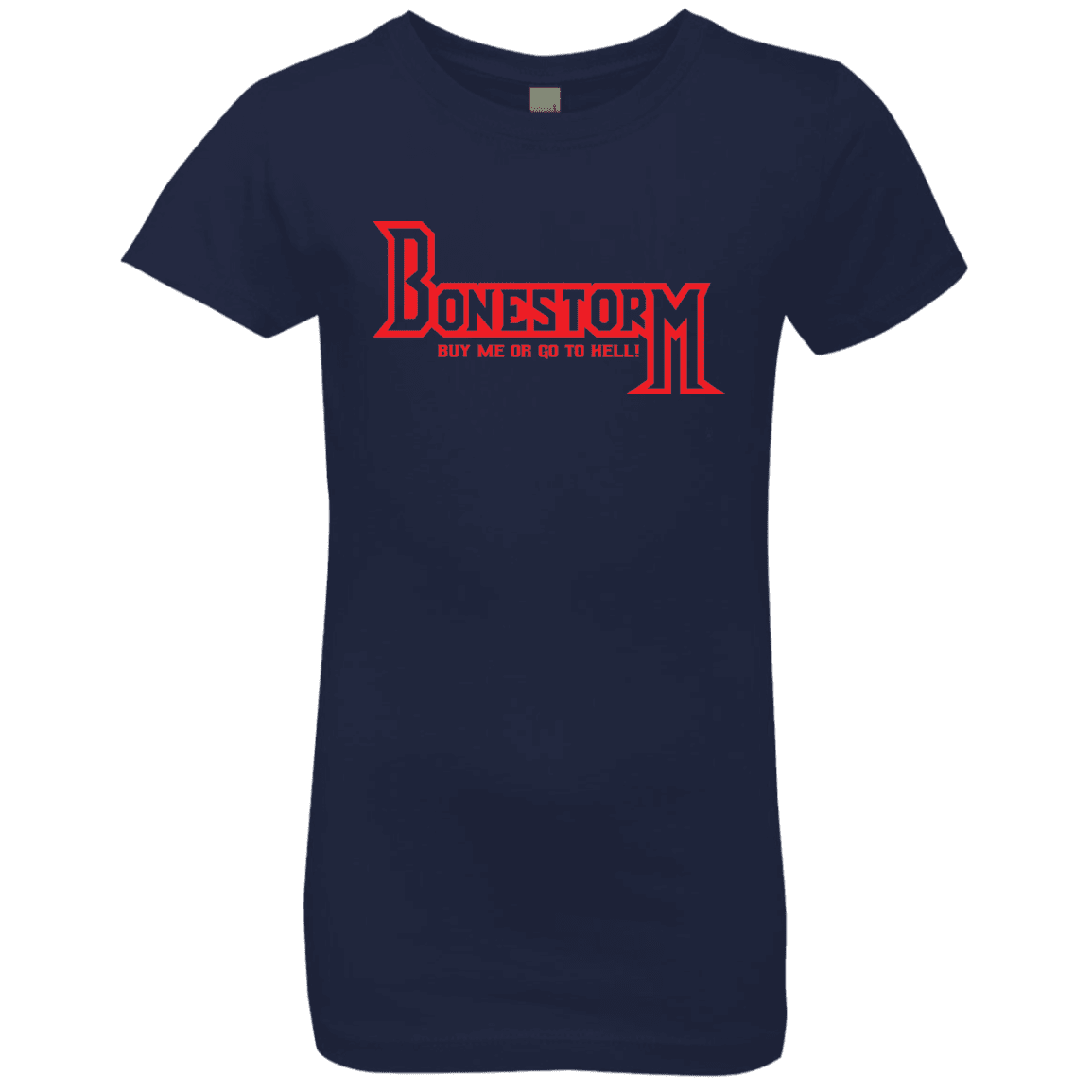 T-Shirts Midnight Navy / YXS BONESTORM Girls Premium T-Shirt
