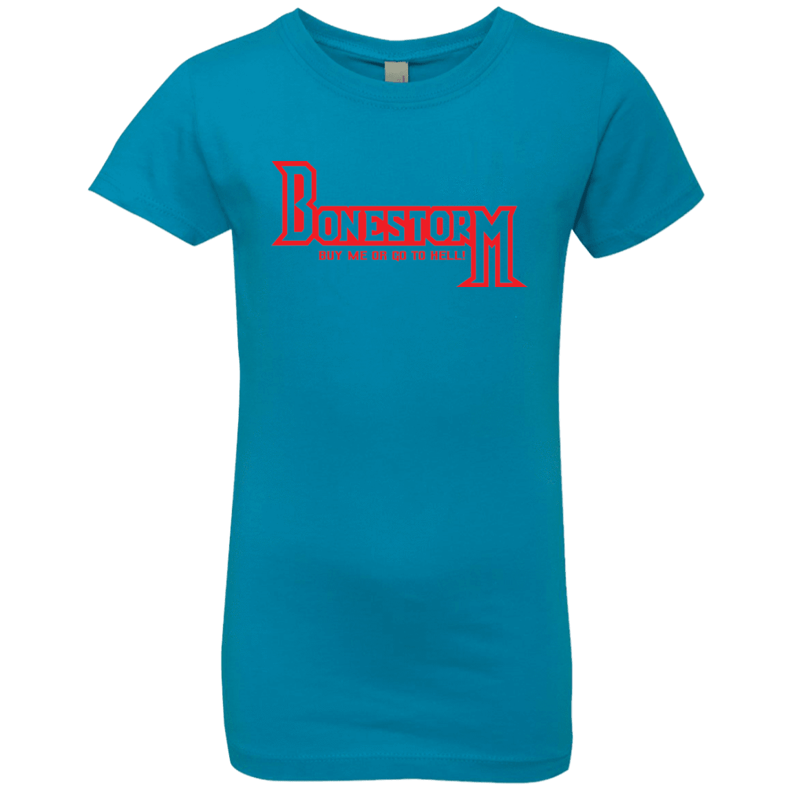 T-Shirts Turquoise / YXS BONESTORM Girls Premium T-Shirt