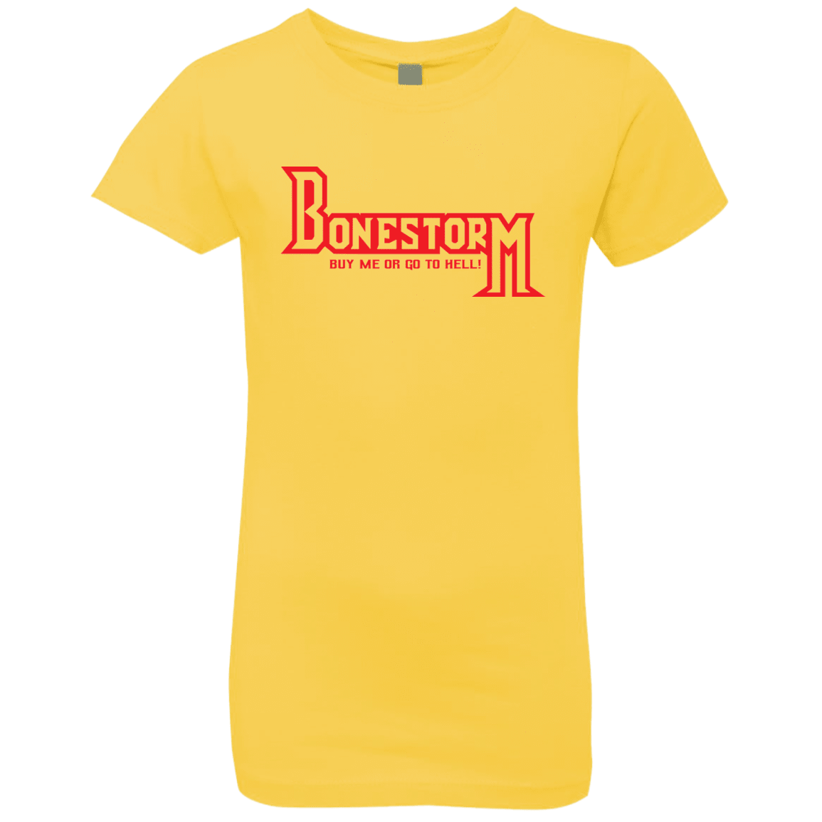 T-Shirts Vibrant Yellow / YXS BONESTORM Girls Premium T-Shirt
