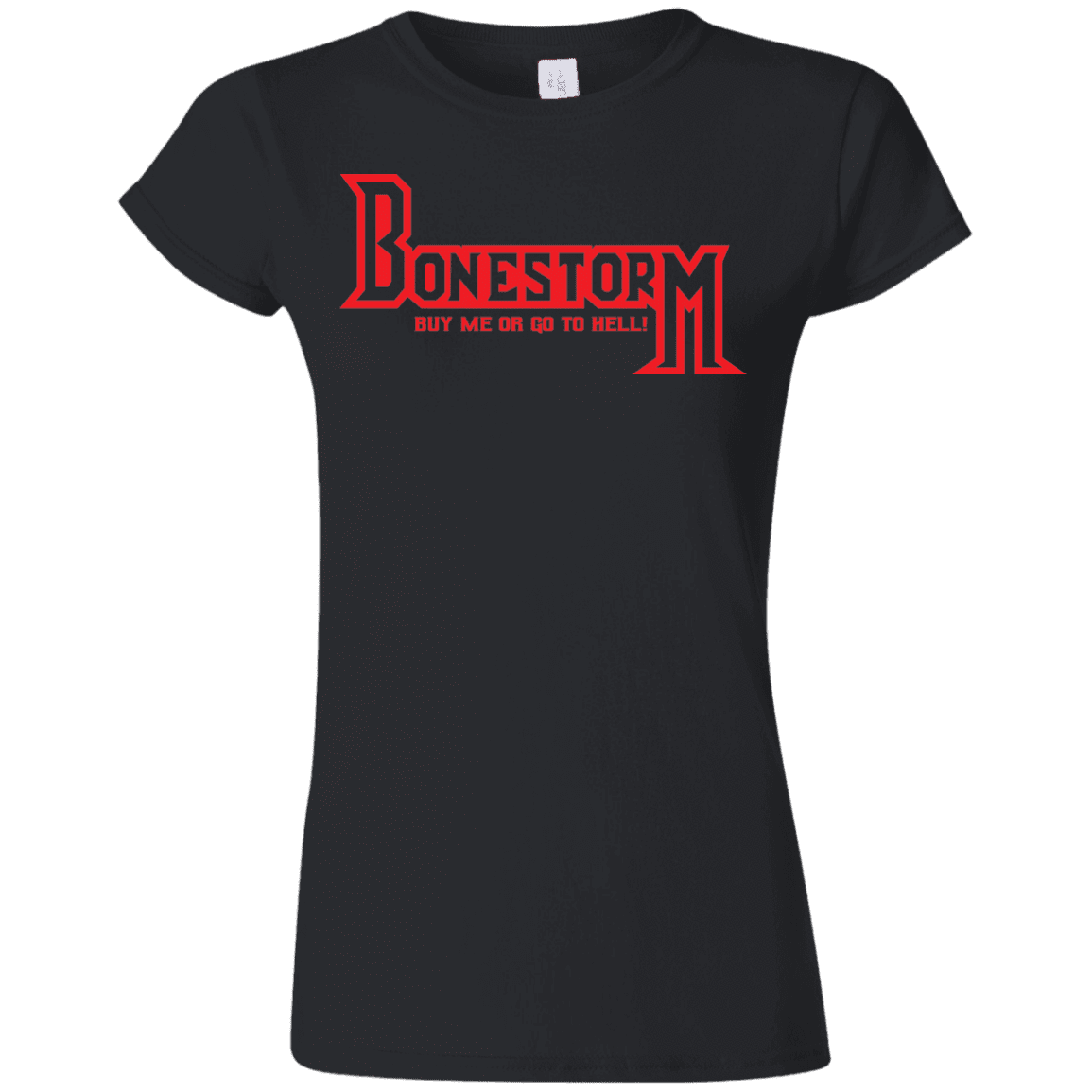 T-Shirts Black / S BONESTORM Junior Slimmer-Fit T-Shirt