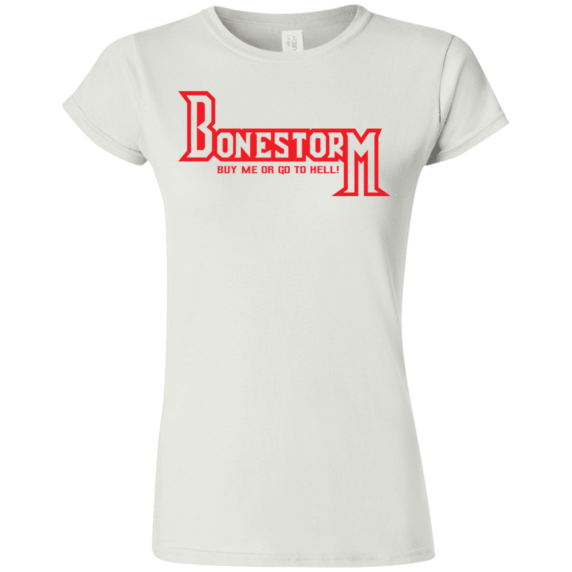 T-Shirts White / S BONESTORM Junior Slimmer-Fit T-Shirt