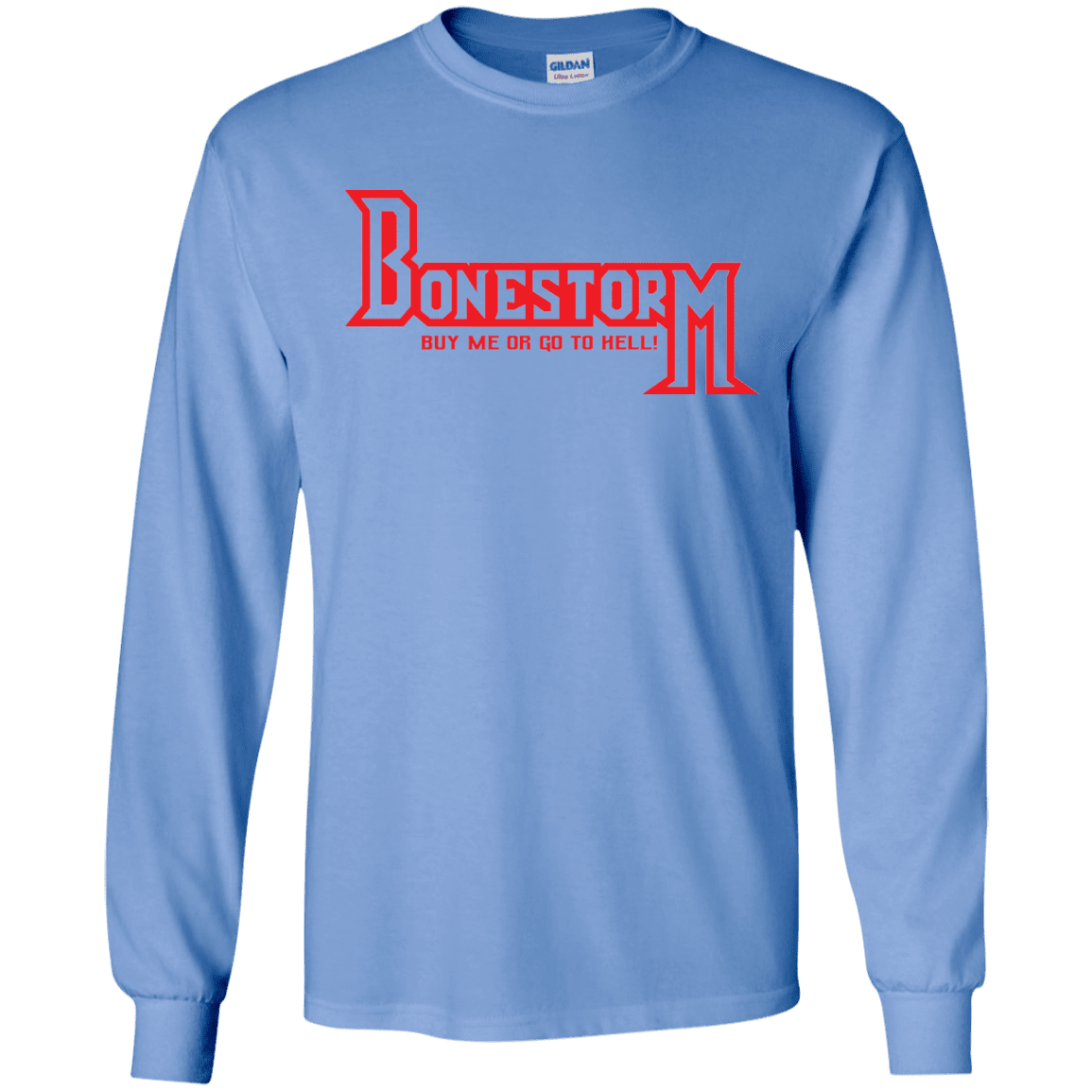 T-Shirts Carolina Blue / S BONESTORM Men's Long Sleeve T-Shirt