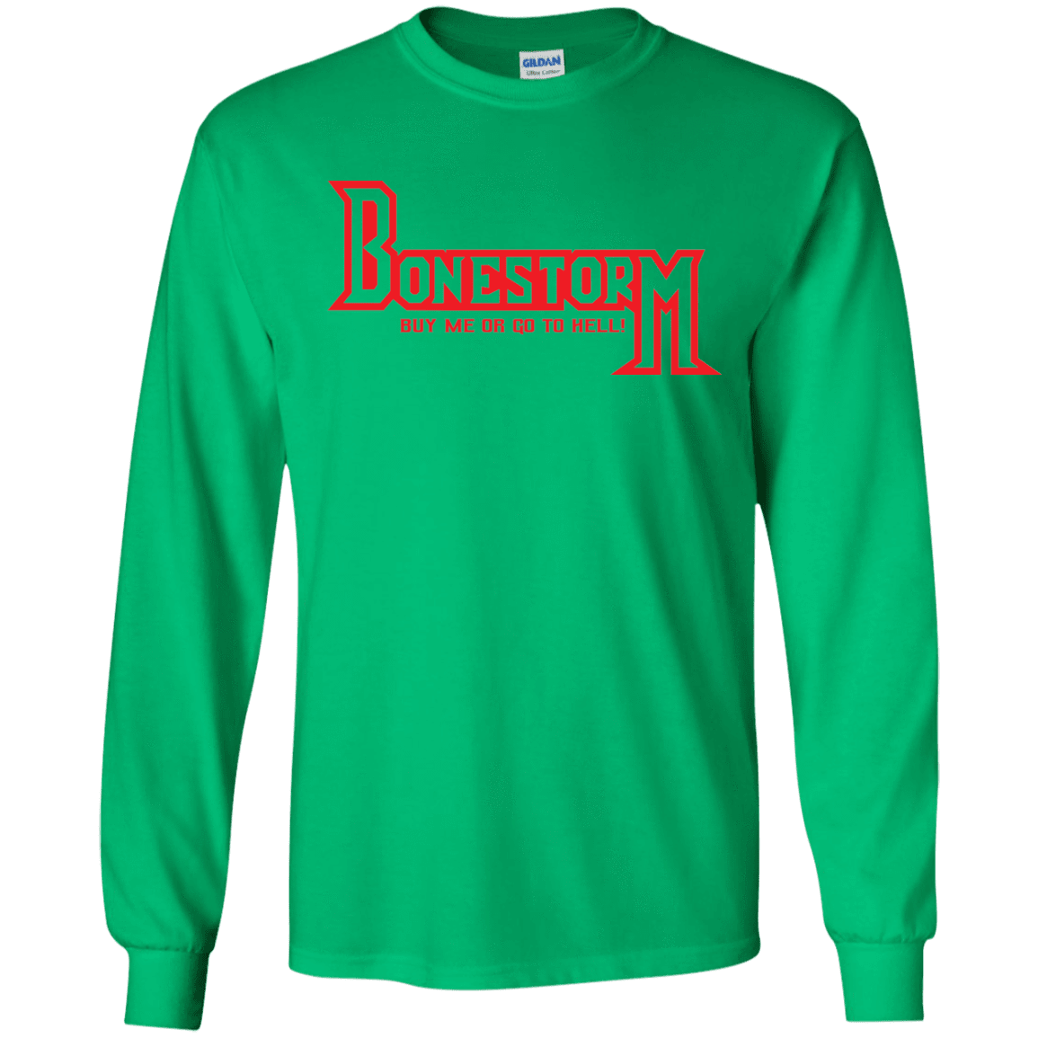 T-Shirts Irish Green / S BONESTORM Men's Long Sleeve T-Shirt