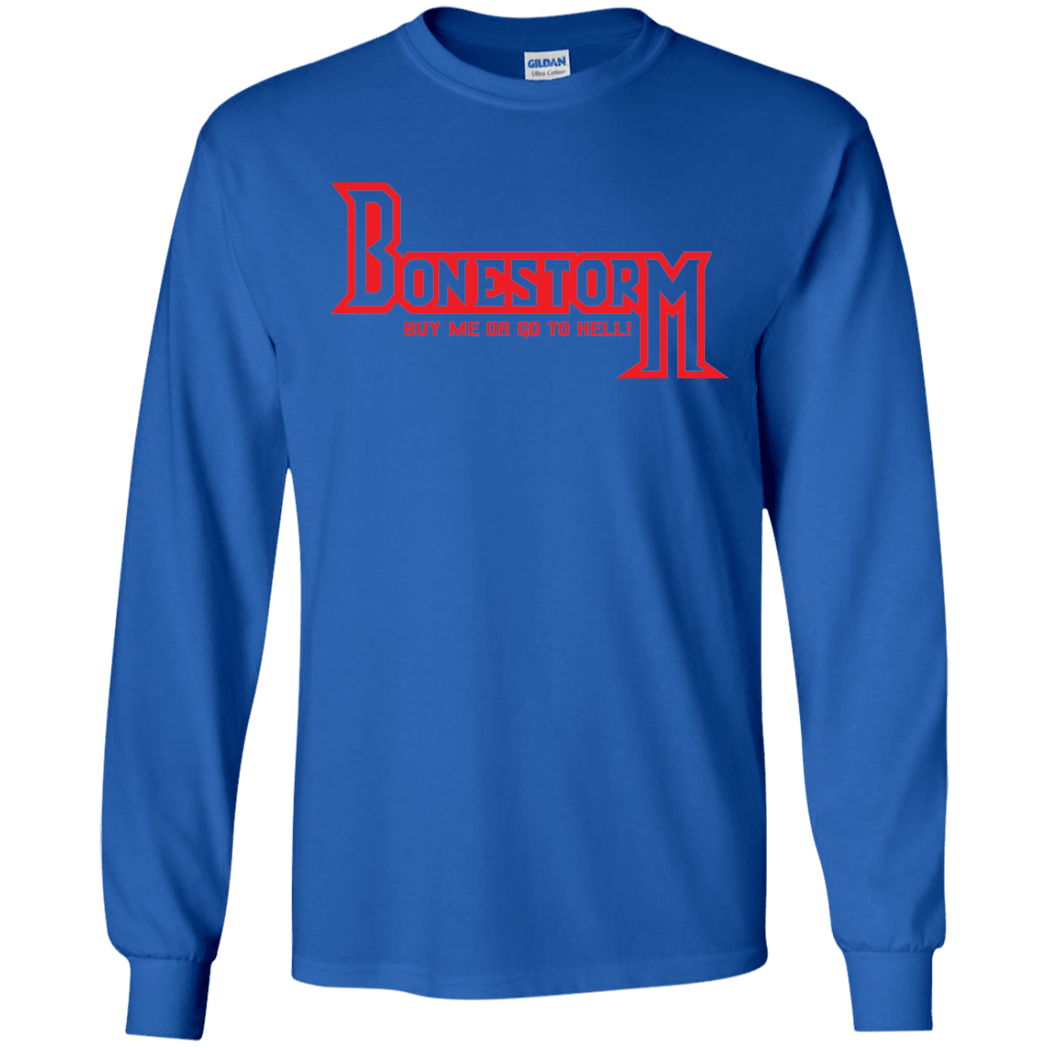 T-Shirts Royal / S BONESTORM Men's Long Sleeve T-Shirt