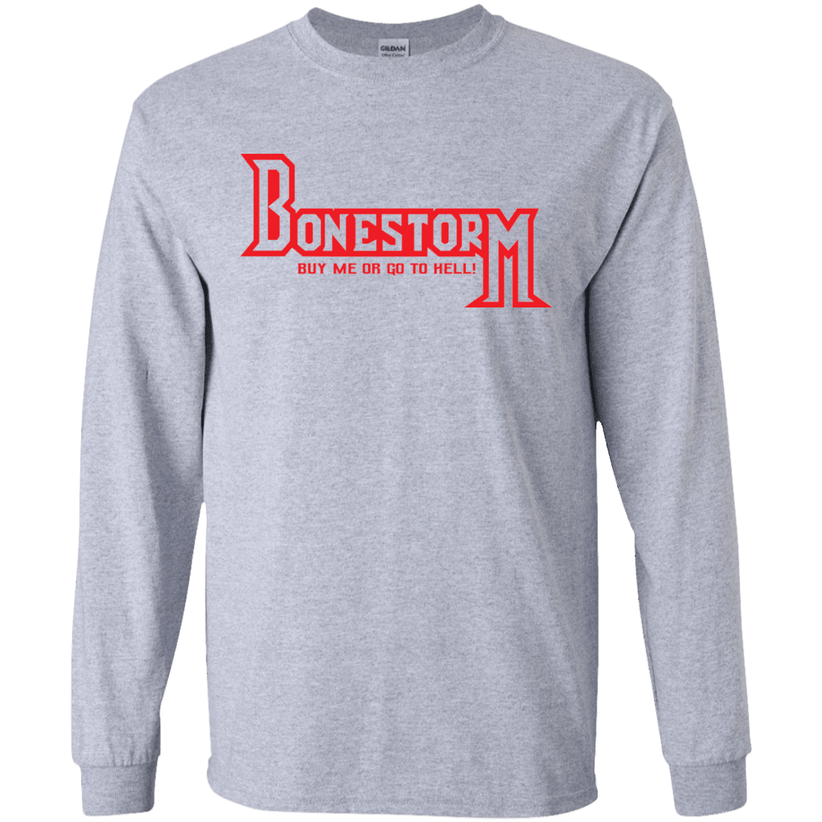T-Shirts Sport Grey / S BONESTORM Men's Long Sleeve T-Shirt