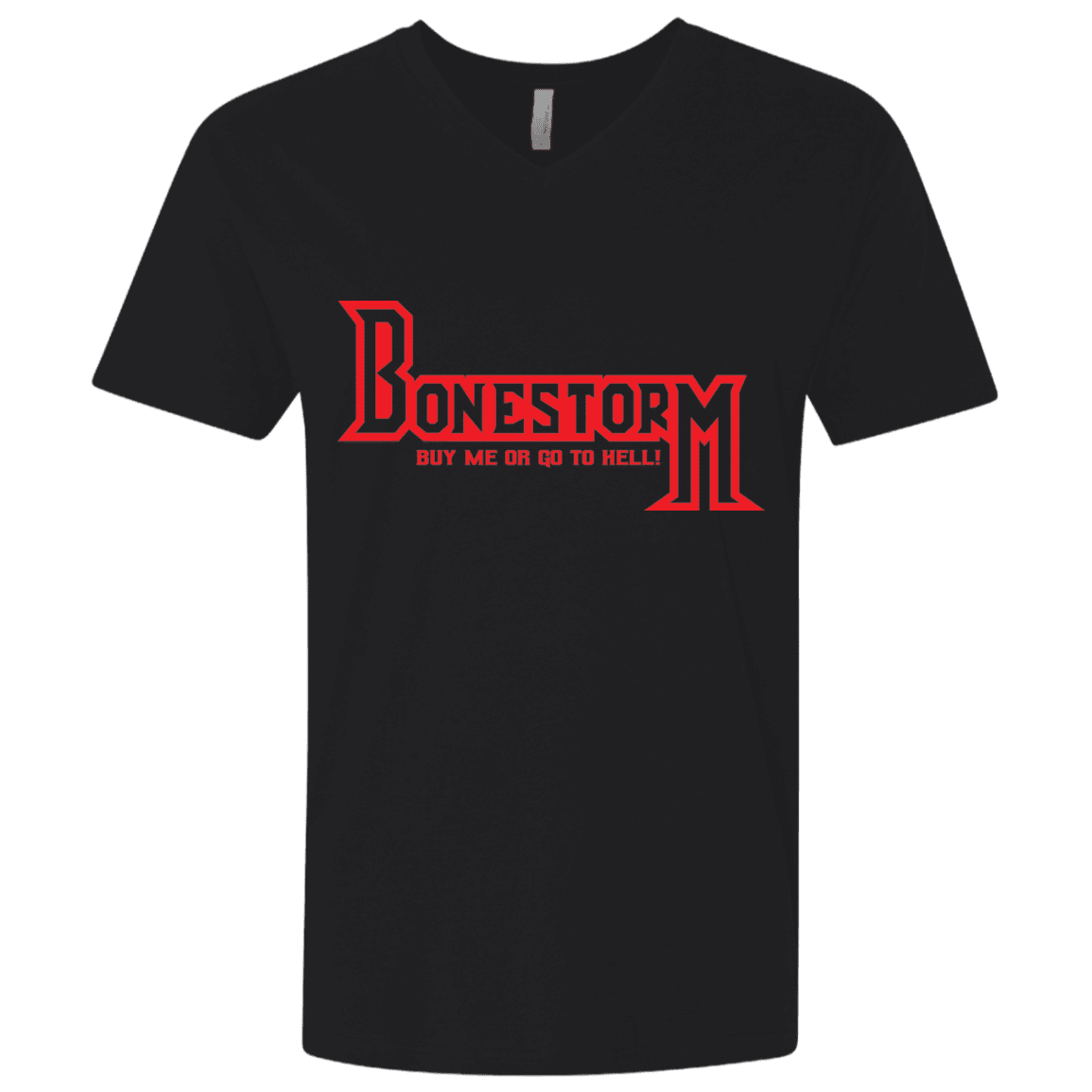 T-Shirts Black / X-Small BONESTORM Men's Premium V-Neck