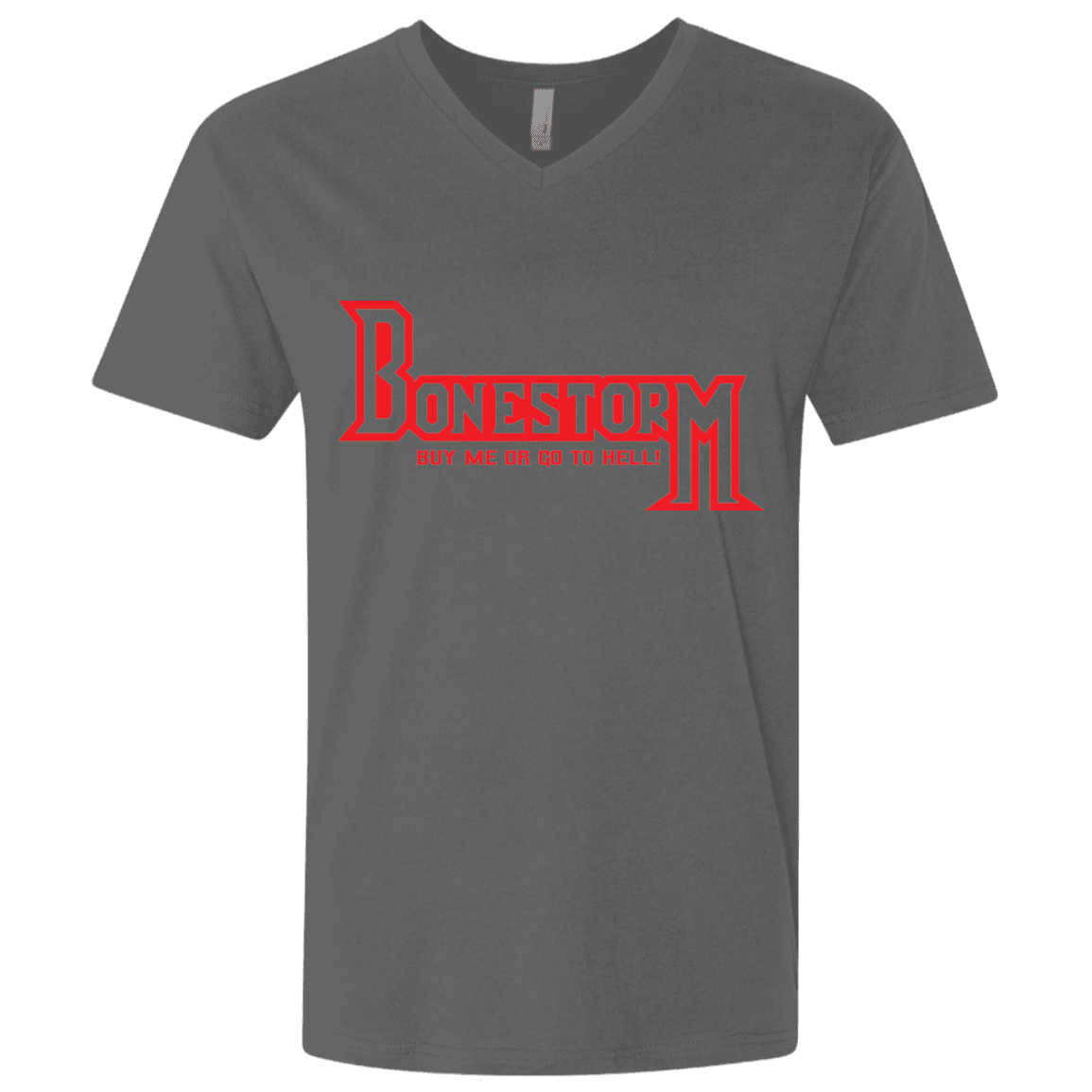 T-Shirts Heavy Metal / X-Small BONESTORM Men's Premium V-Neck