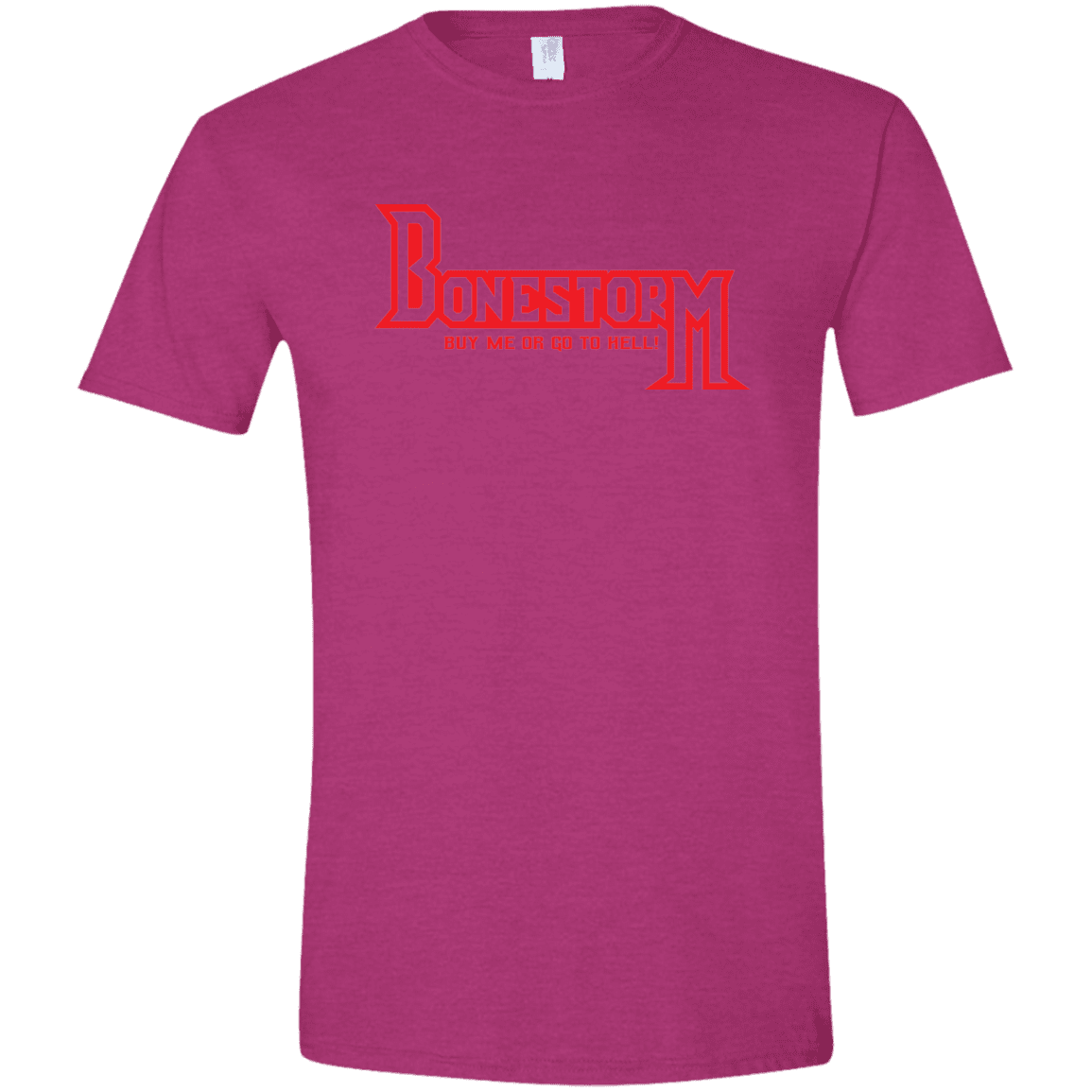 T-Shirts Antique Heliconia / S BONESTORM Men's Semi-Fitted Softstyle