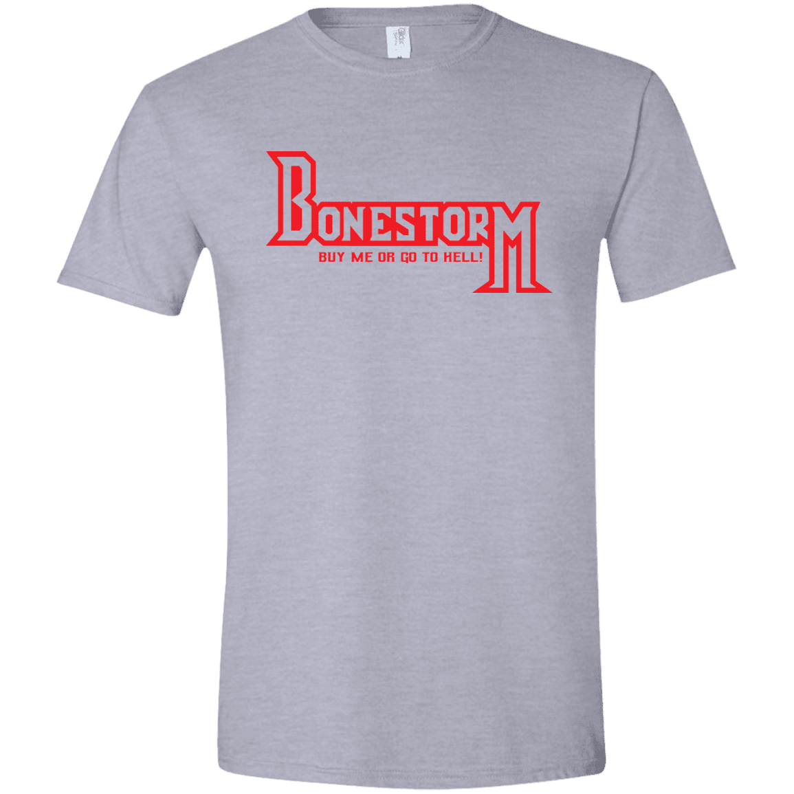 T-Shirts Sport Grey / X-Small BONESTORM Men's Semi-Fitted Softstyle