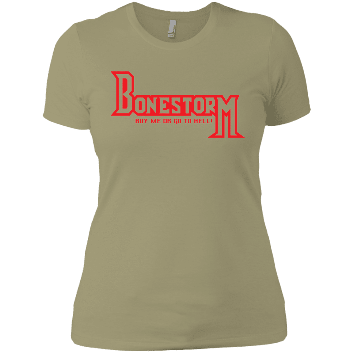 T-Shirts Light Olive / X-Small BONESTORM Women's Premium T-Shirt