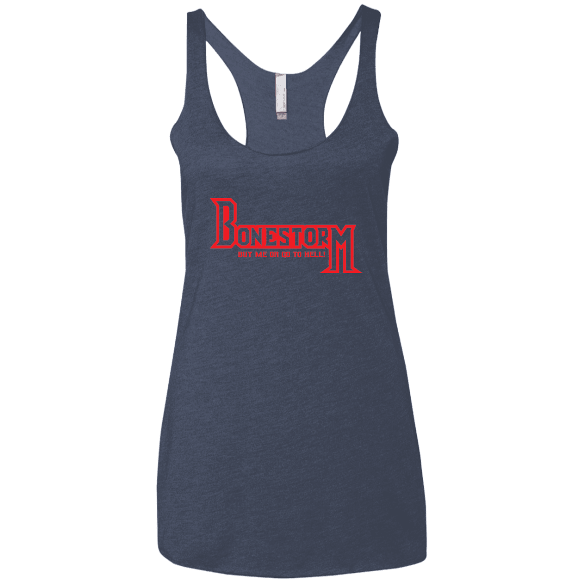 T-Shirts Vintage Navy / X-Small BONESTORM Women's Triblend Racerback Tank