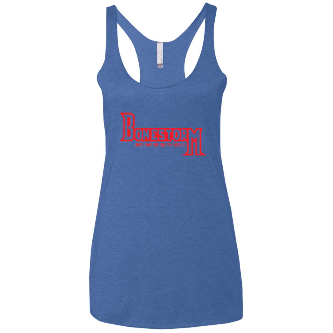 T-Shirts Vintage Royal / X-Small BONESTORM Women's Triblend Racerback Tank