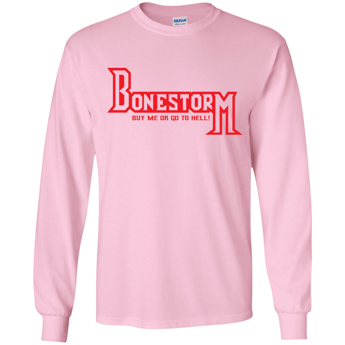 T-Shirts Light Pink / YS BONESTORM Youth Long Sleeve T-Shirt