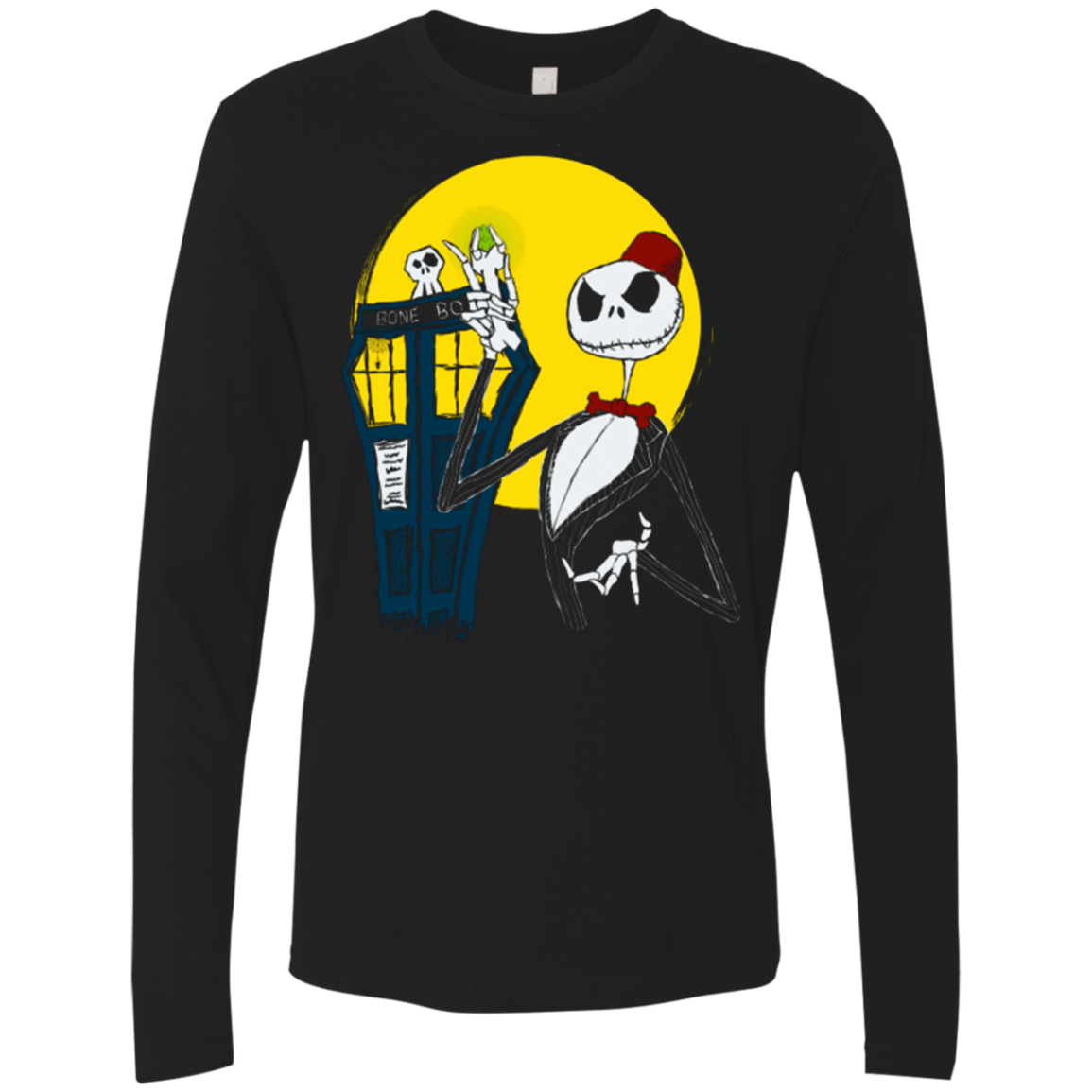 T-Shirts Black / Small BONETIES Men's Premium Long Sleeve