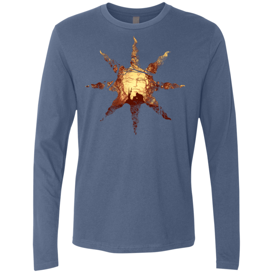 T-Shirts Indigo / Small Bonfire Men's Premium Long Sleeve