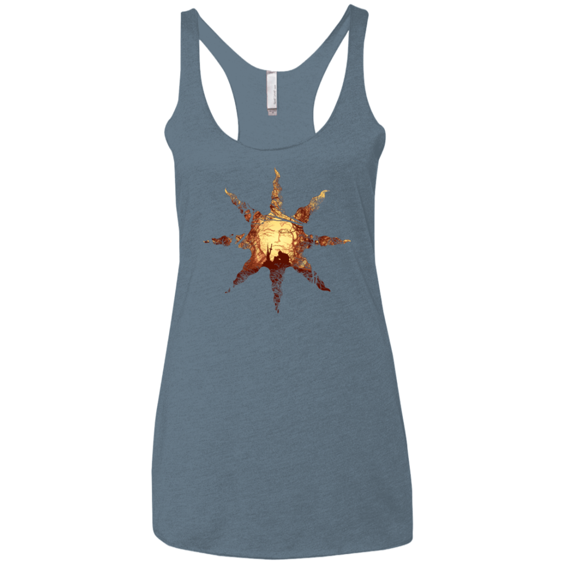 T-Shirts Indigo / X-Small Bonfire Women's Triblend Racerback Tank