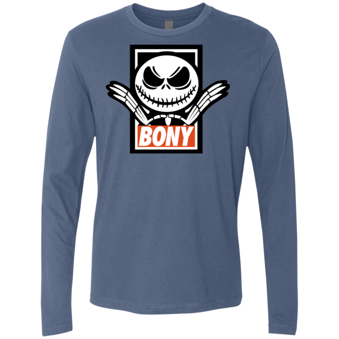 T-Shirts Indigo / Small BONY Men's Premium Long Sleeve