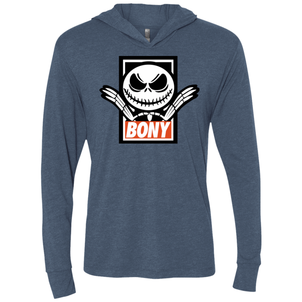 T-Shirts Indigo / X-Small BONY Triblend Long Sleeve Hoodie Tee
