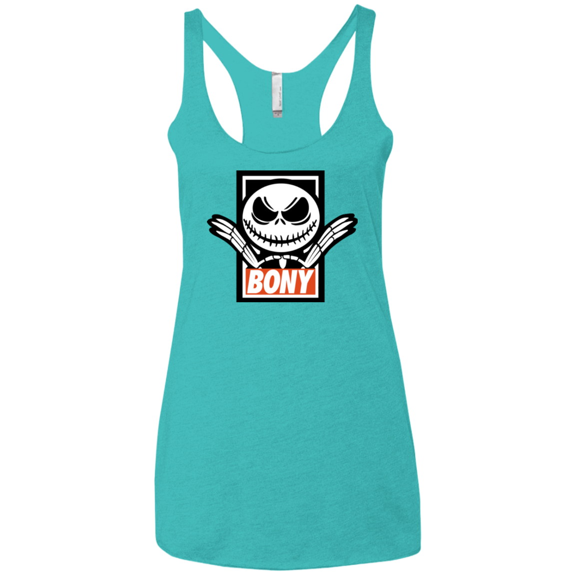 T-Shirts Tahiti Blue / X-Small BONY Women's Triblend Racerback Tank