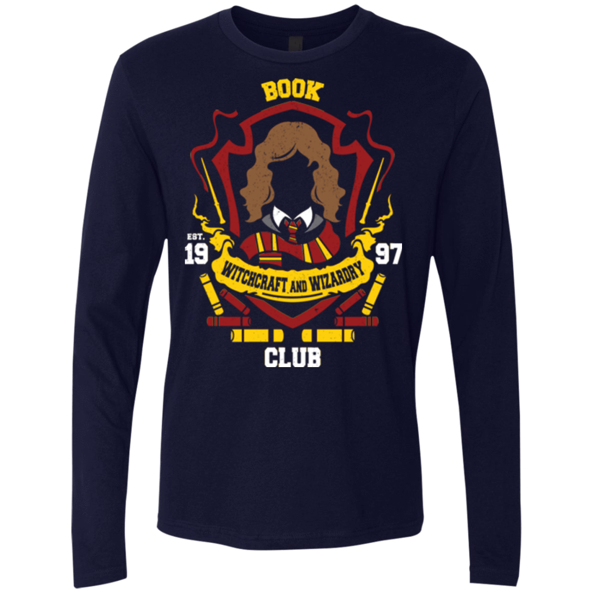 T-Shirts Midnight Navy / Small Book Club Men's Premium Long Sleeve