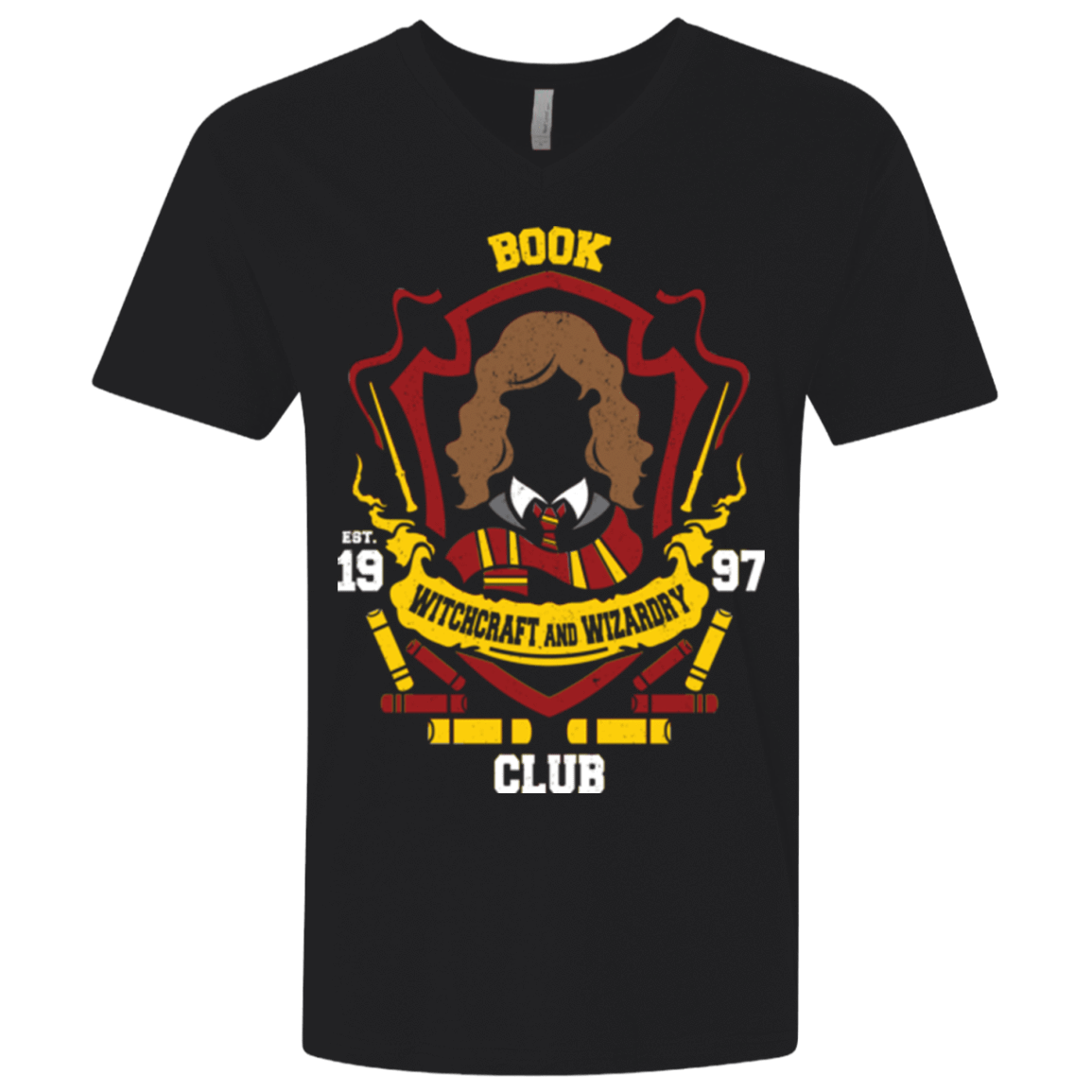 T-Shirts Black / X-Small Book Club Men's Premium V-Neck