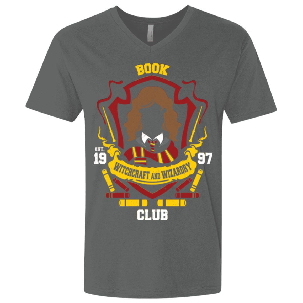 T-Shirts Heavy Metal / X-Small Book Club Men's Premium V-Neck