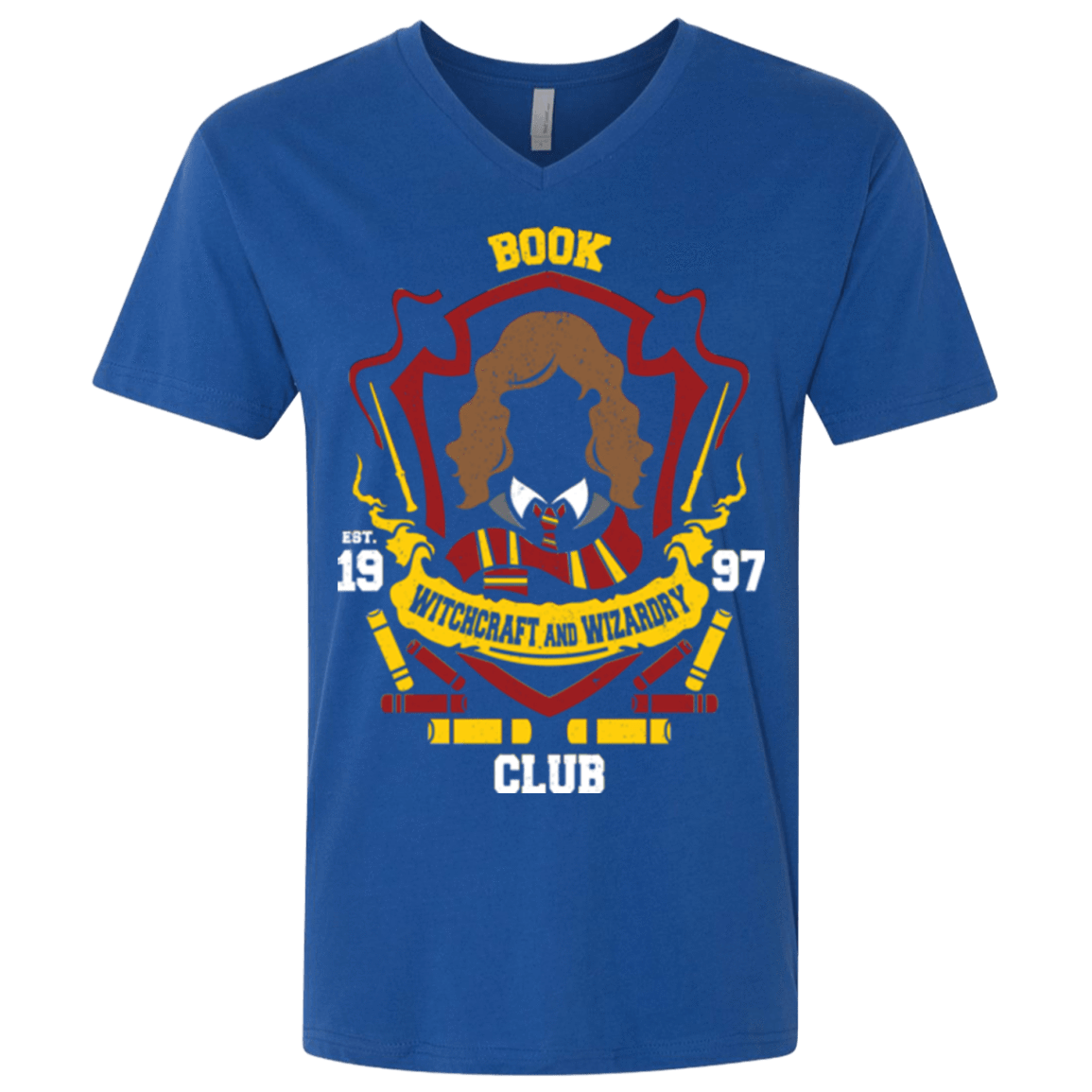 T-Shirts Royal / X-Small Book Club Men's Premium V-Neck