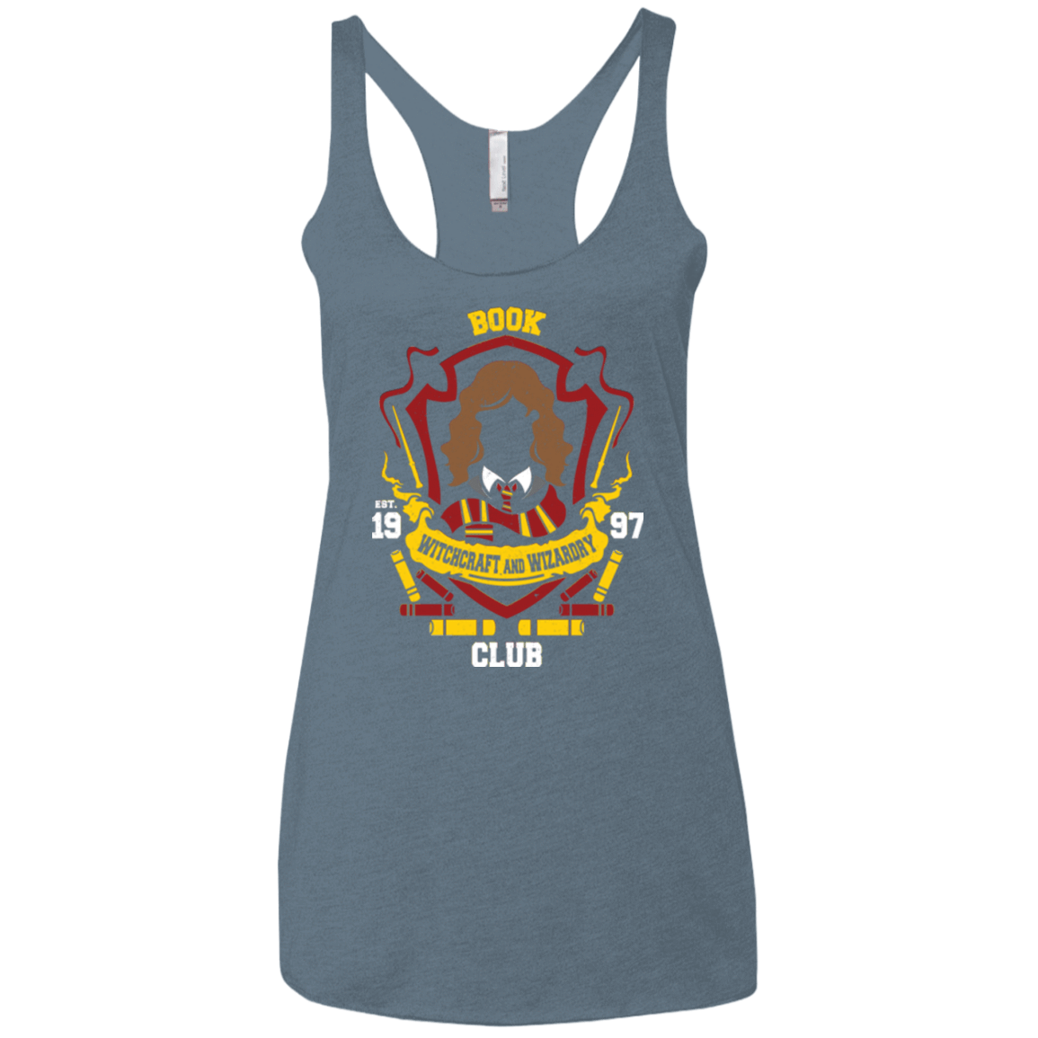T-Shirts Indigo / X-Small Book Club Women's Triblend Racerback Tank