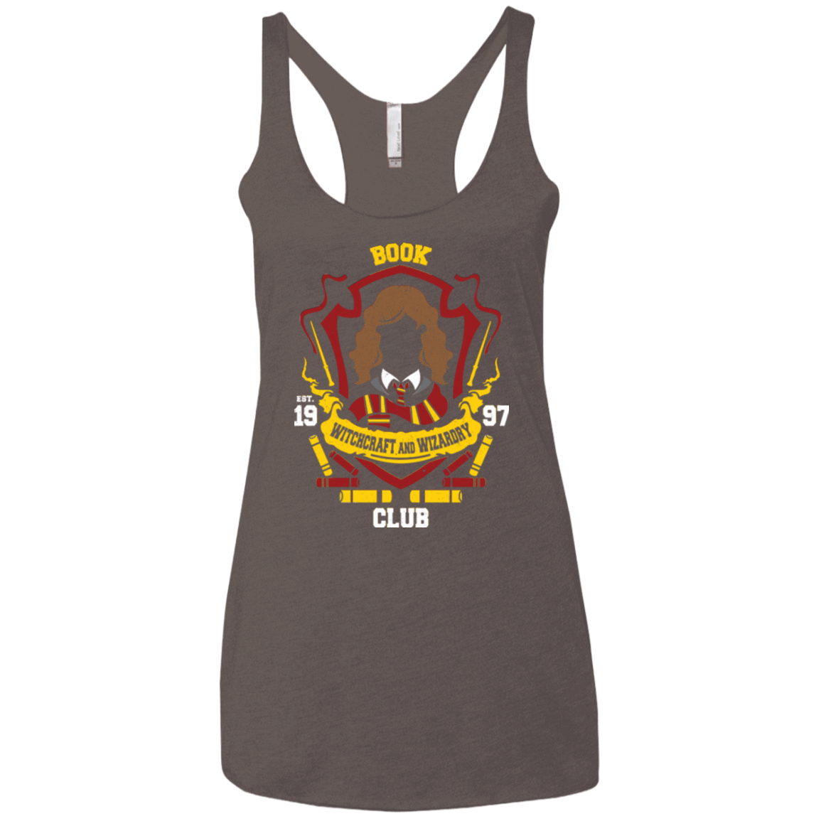 T-Shirts Macchiato / X-Small Book Club Women's Triblend Racerback Tank