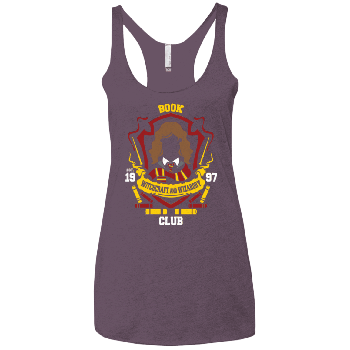 T-Shirts Vintage Purple / X-Small Book Club Women's Triblend Racerback Tank