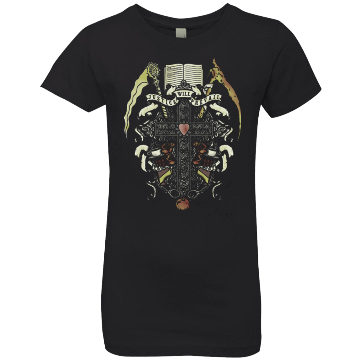 T-Shirts Black / YXS Book of Death Girls Premium T-Shirt