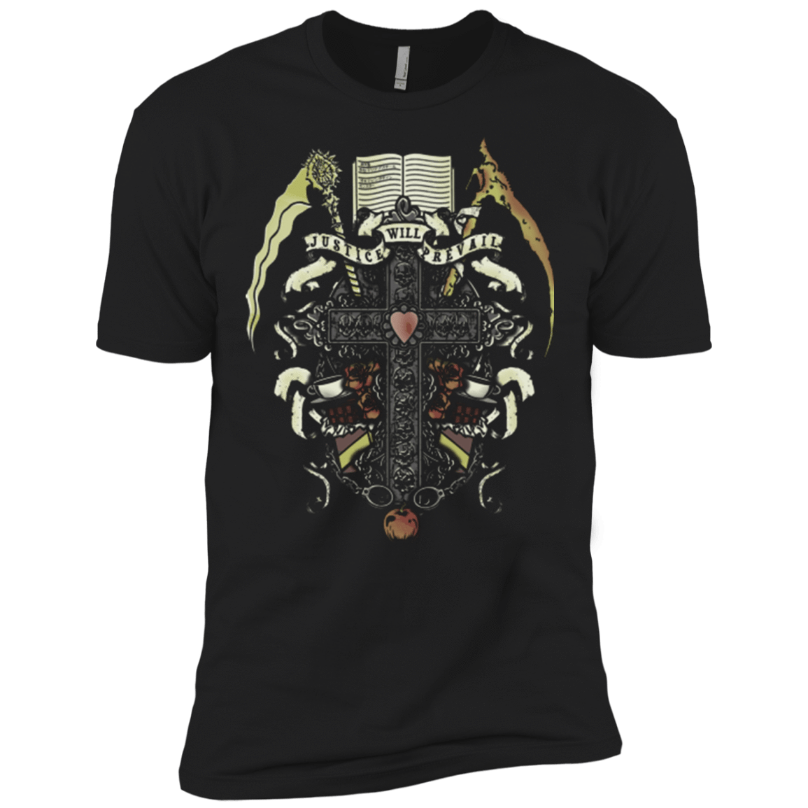 T-Shirts Black / X-Small Book of Death Men's Premium T-Shirt