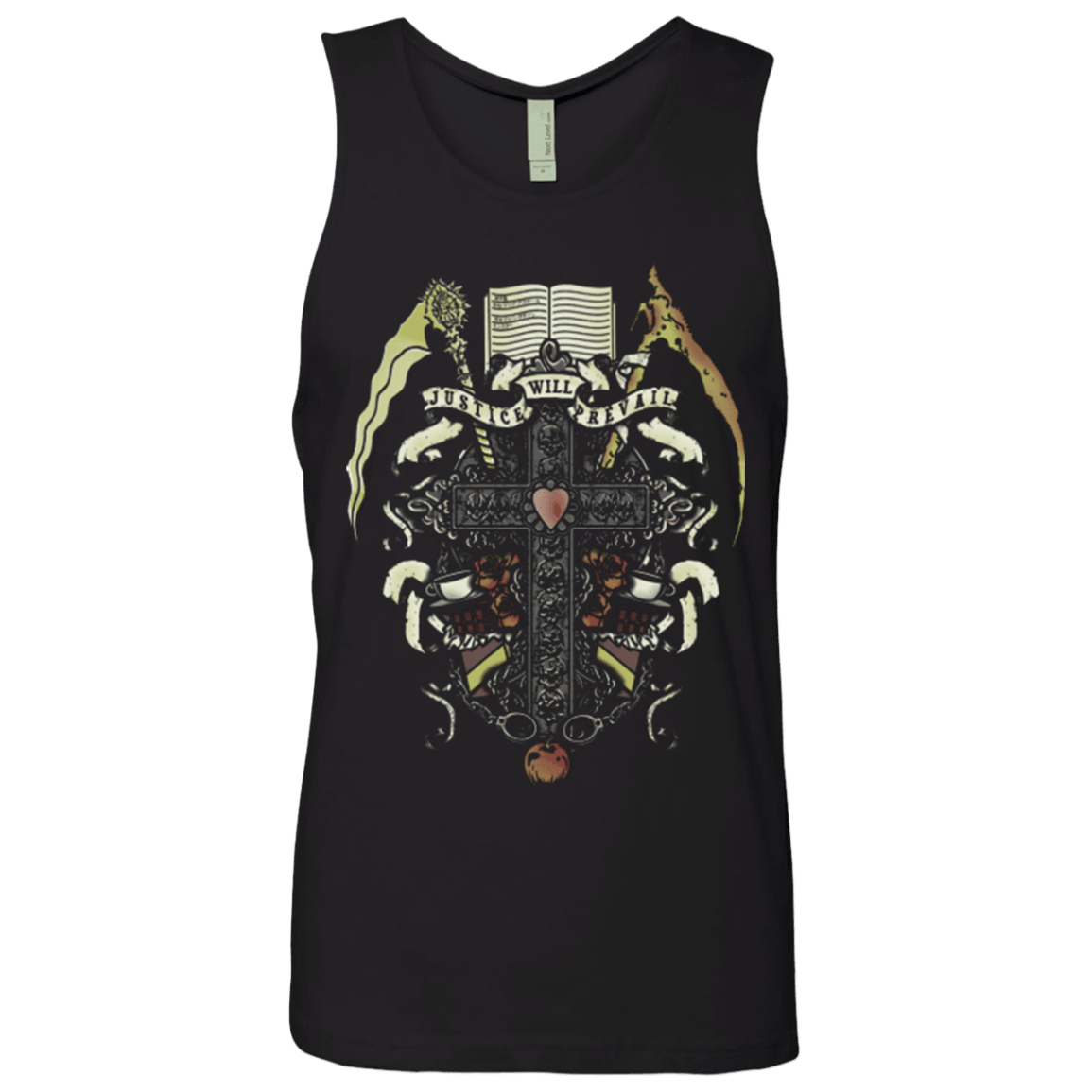 T-Shirts Black / Small Book of Death Men's Premium Tank Top