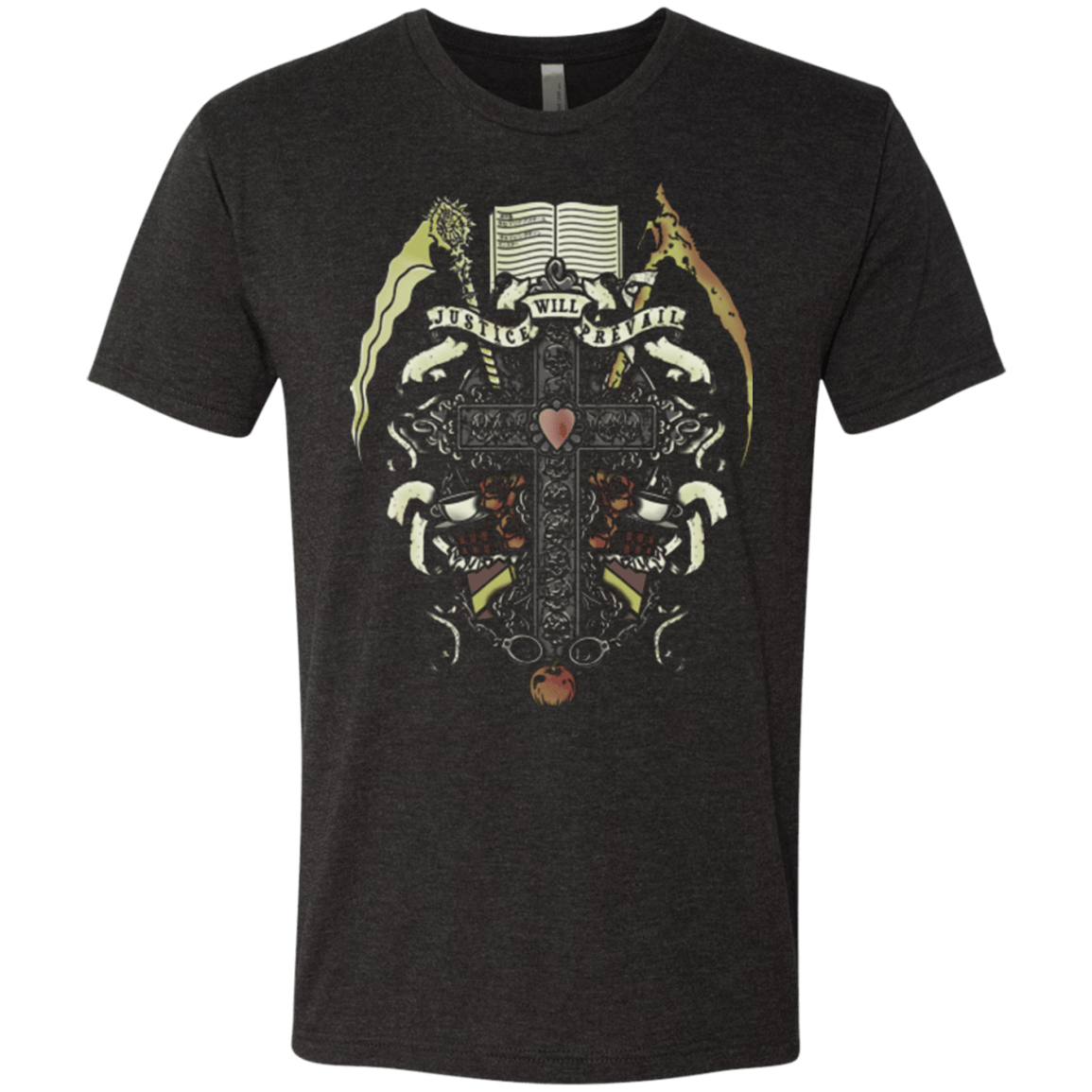 T-Shirts Vintage Black / Small Book of Death Men's Triblend T-Shirt