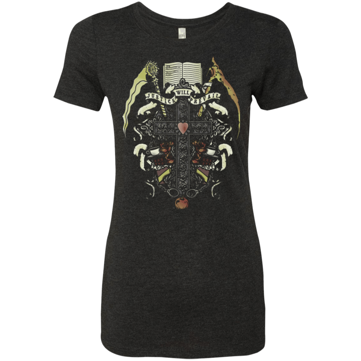 T-Shirts Vintage Black / Small Book of Death Women's Triblend T-Shirt