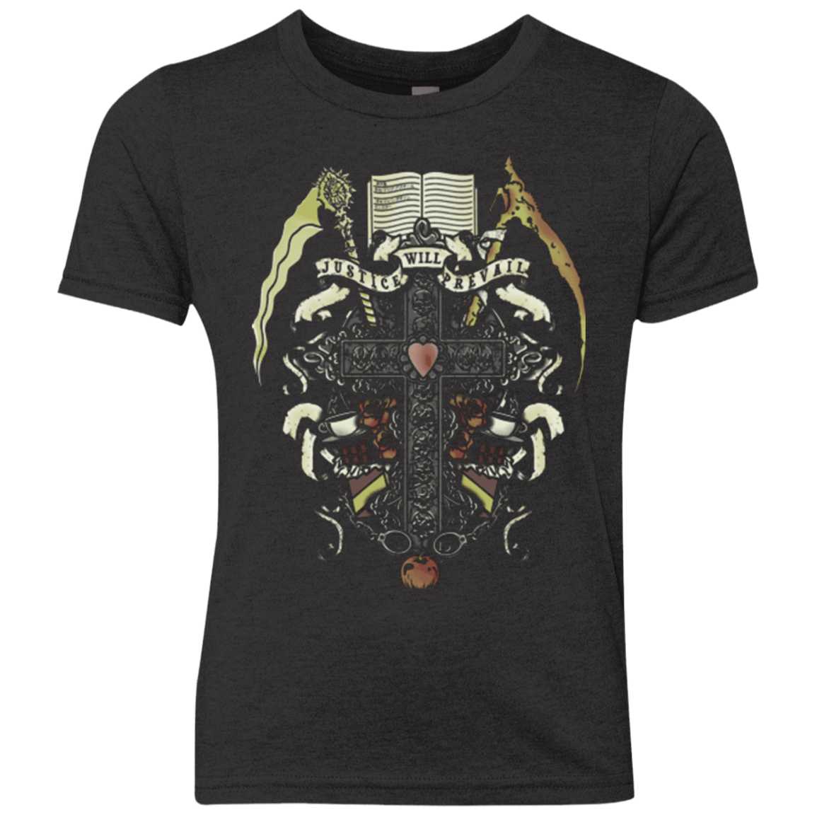 T-Shirts Vintage Black / YXS Book of Death Youth Triblend T-Shirt