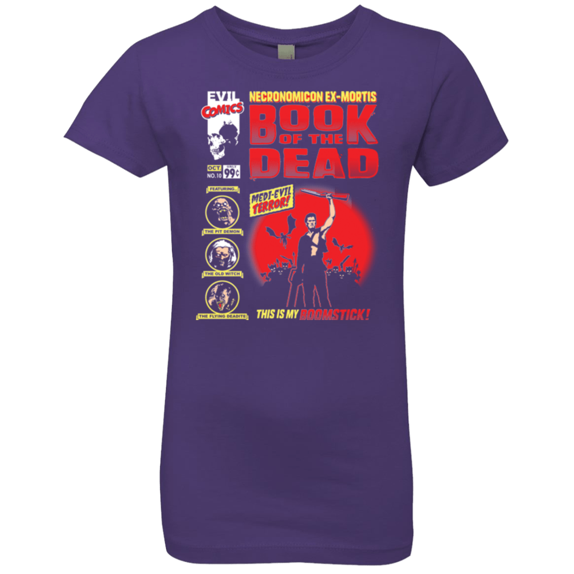 T-Shirts Purple Rush / YXS Book Of The Dead Girls Premium T-Shirt