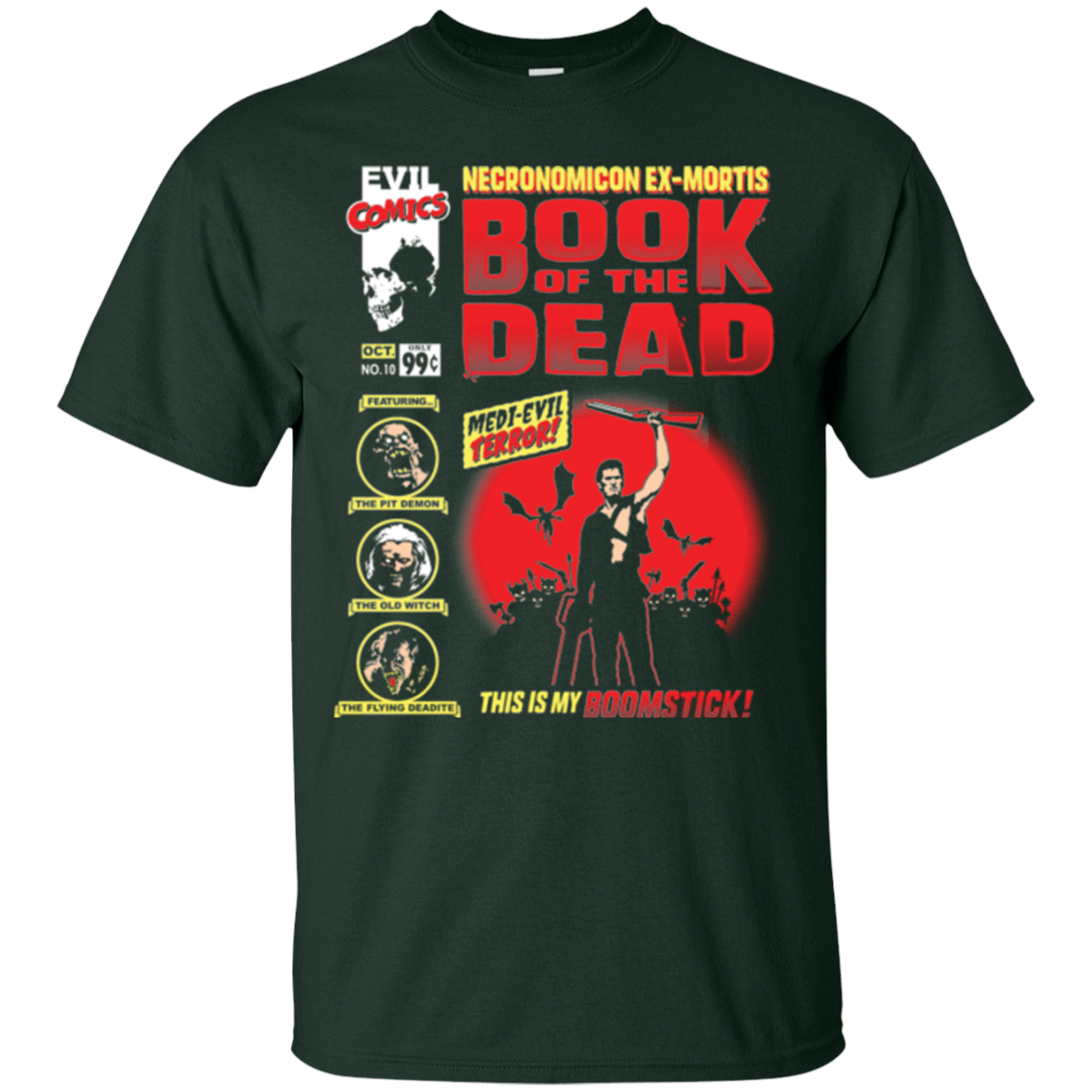 T-Shirts Forest Green / Small Book Of The Dead T-Shirt