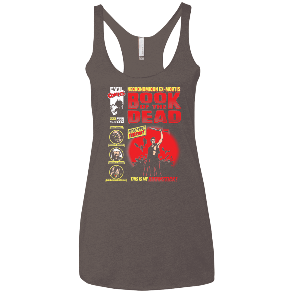 T-Shirts Macchiato / X-Small Book Of The Dead Women's Triblend Racerback Tank