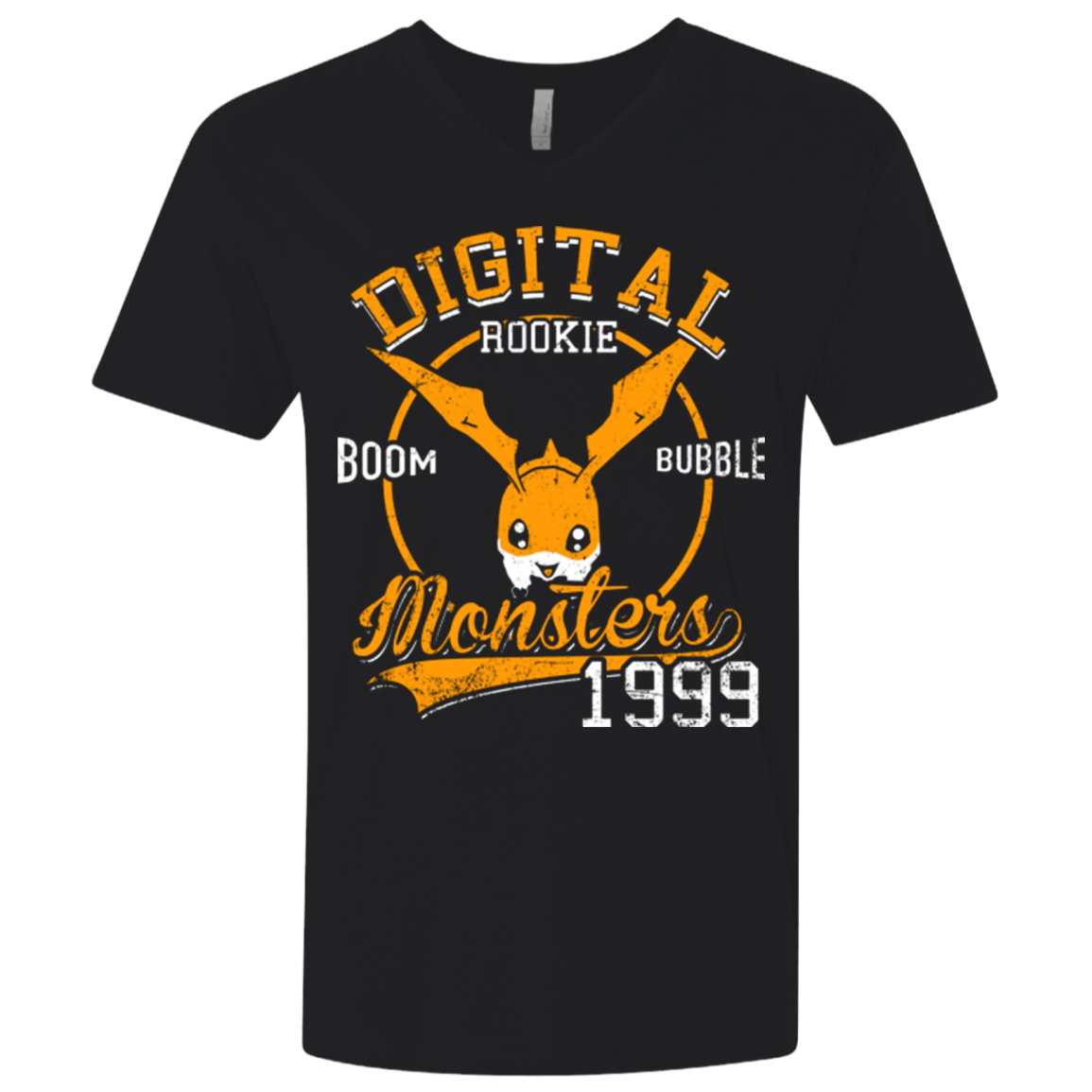 T-Shirts Black / X-Small BOOM BUBBLE Men's Premium V-Neck