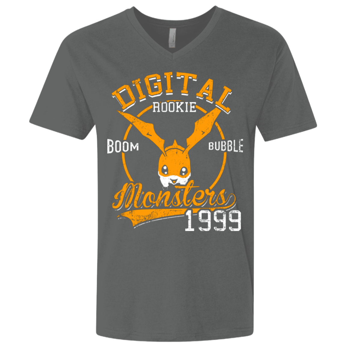 T-Shirts Heavy Metal / X-Small BOOM BUBBLE Men's Premium V-Neck