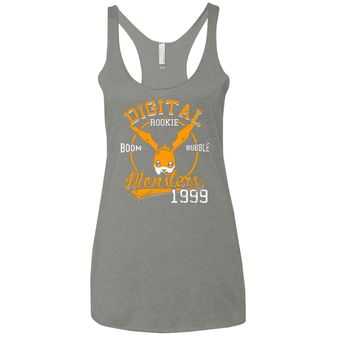 T-Shirts Venetian Grey / X-Small BOOM BUBBLE Women's Triblend Racerback Tank