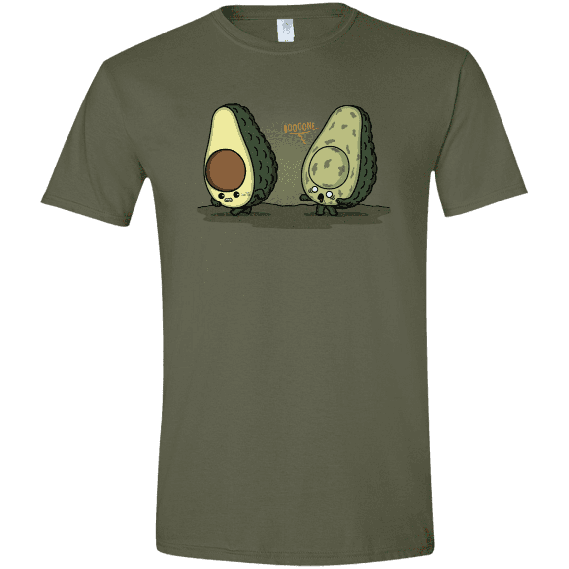 T-Shirts Military Green / S BoOoOnE Men's Semi-Fitted Softstyle